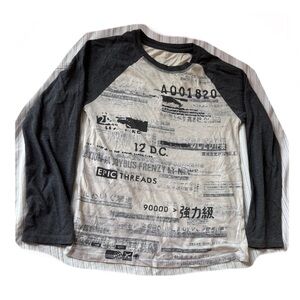 Boys Graphic Long Sleeve Raglan Tee